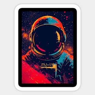 Spacial Astronaut Sticker